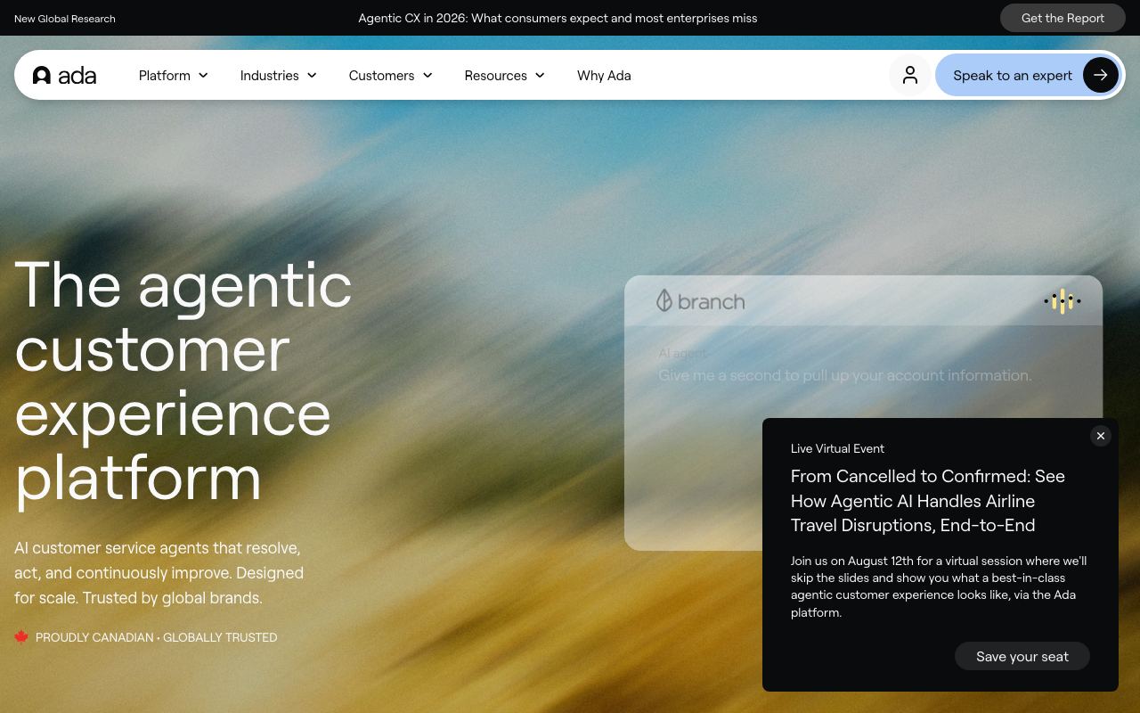 Ada screenshot