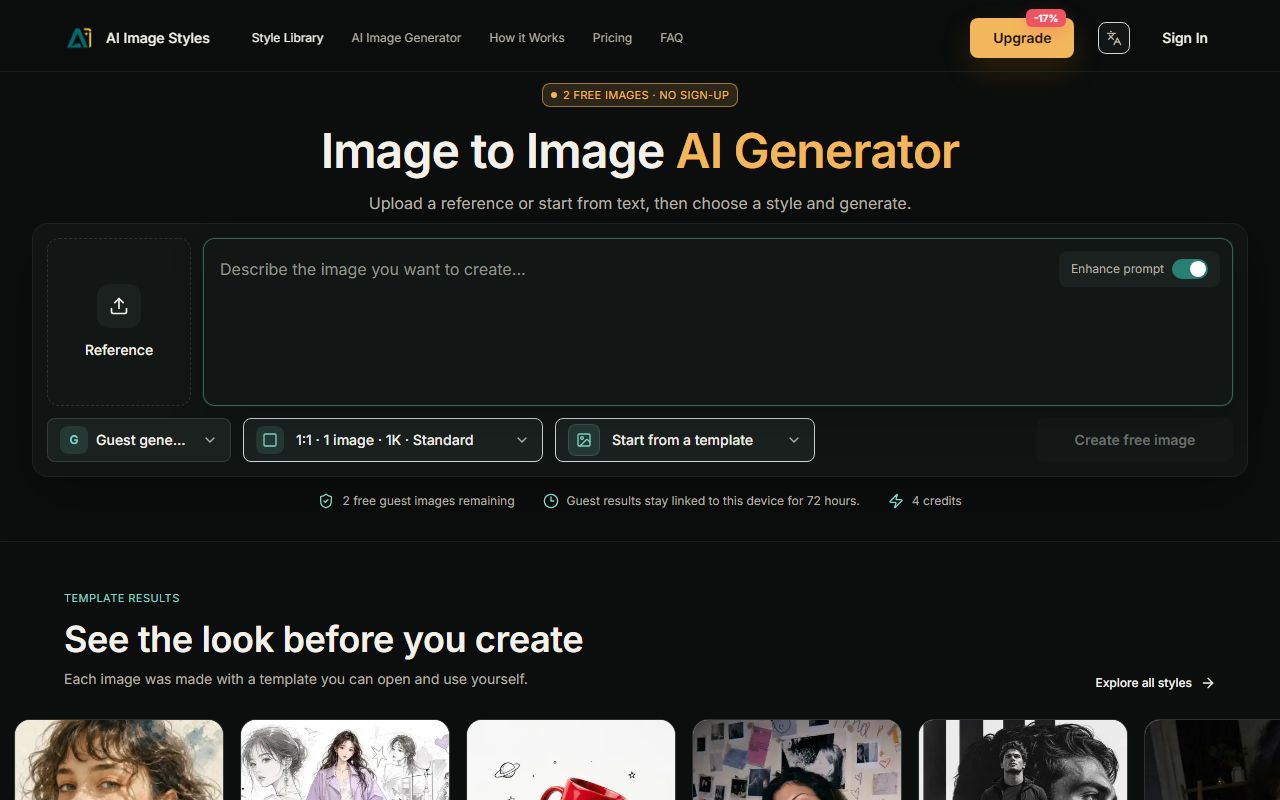 AI Image Styles screenshot 1