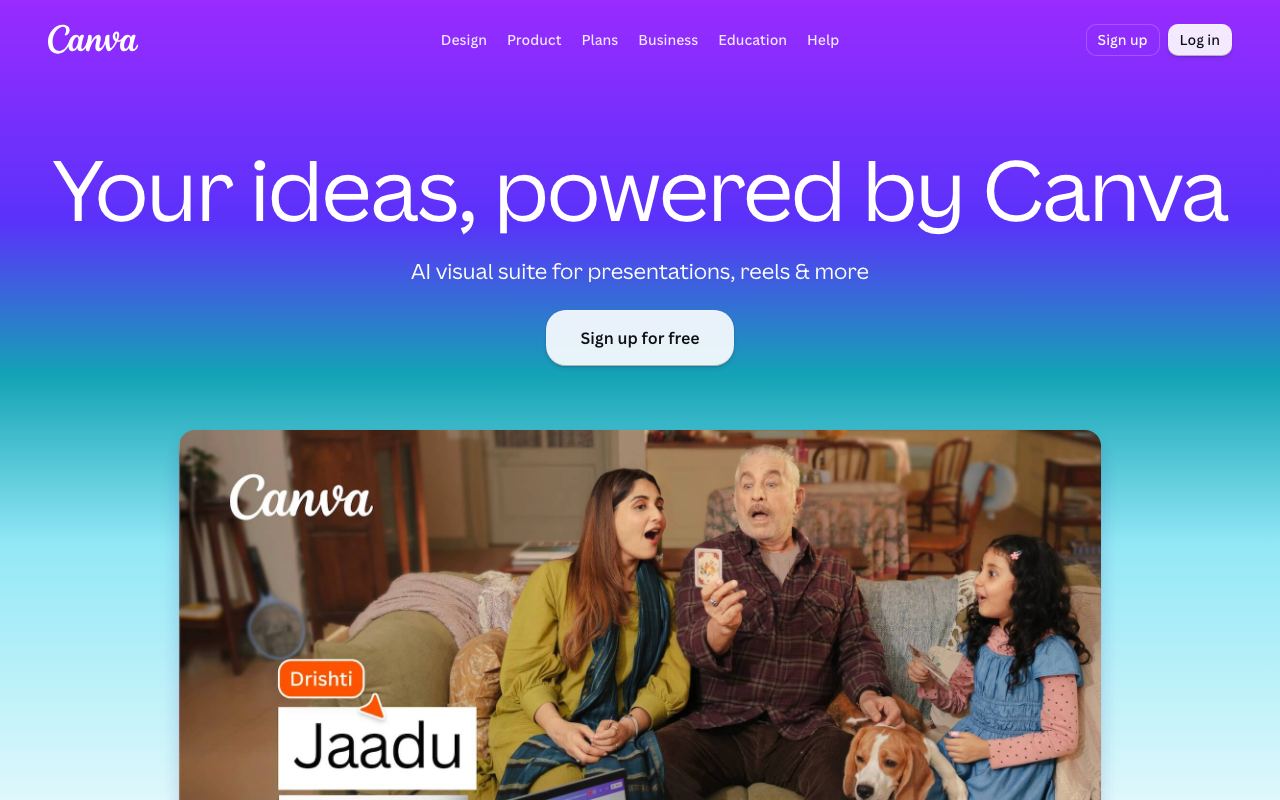 Canva screenshot