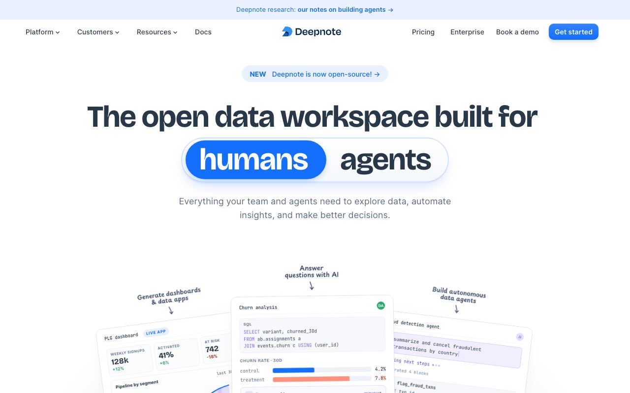 Deepnote screenshot