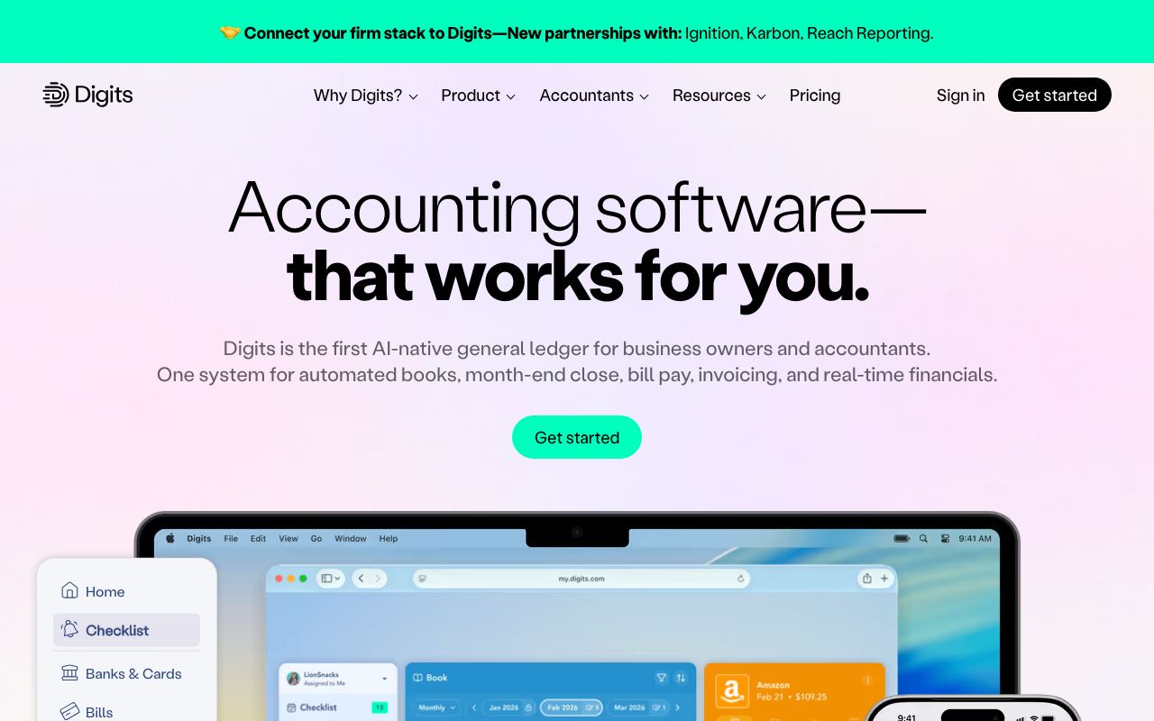Digits screenshot