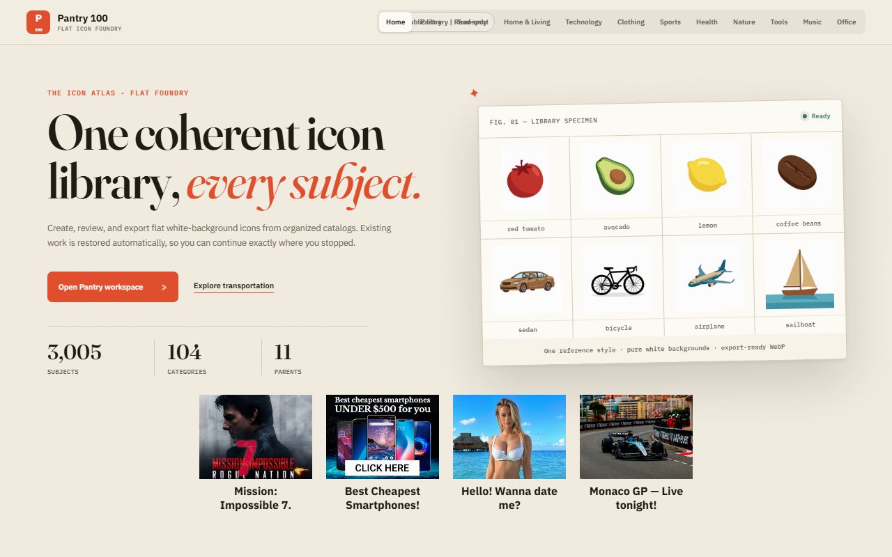 Flat Icon Foundry screenshot 1