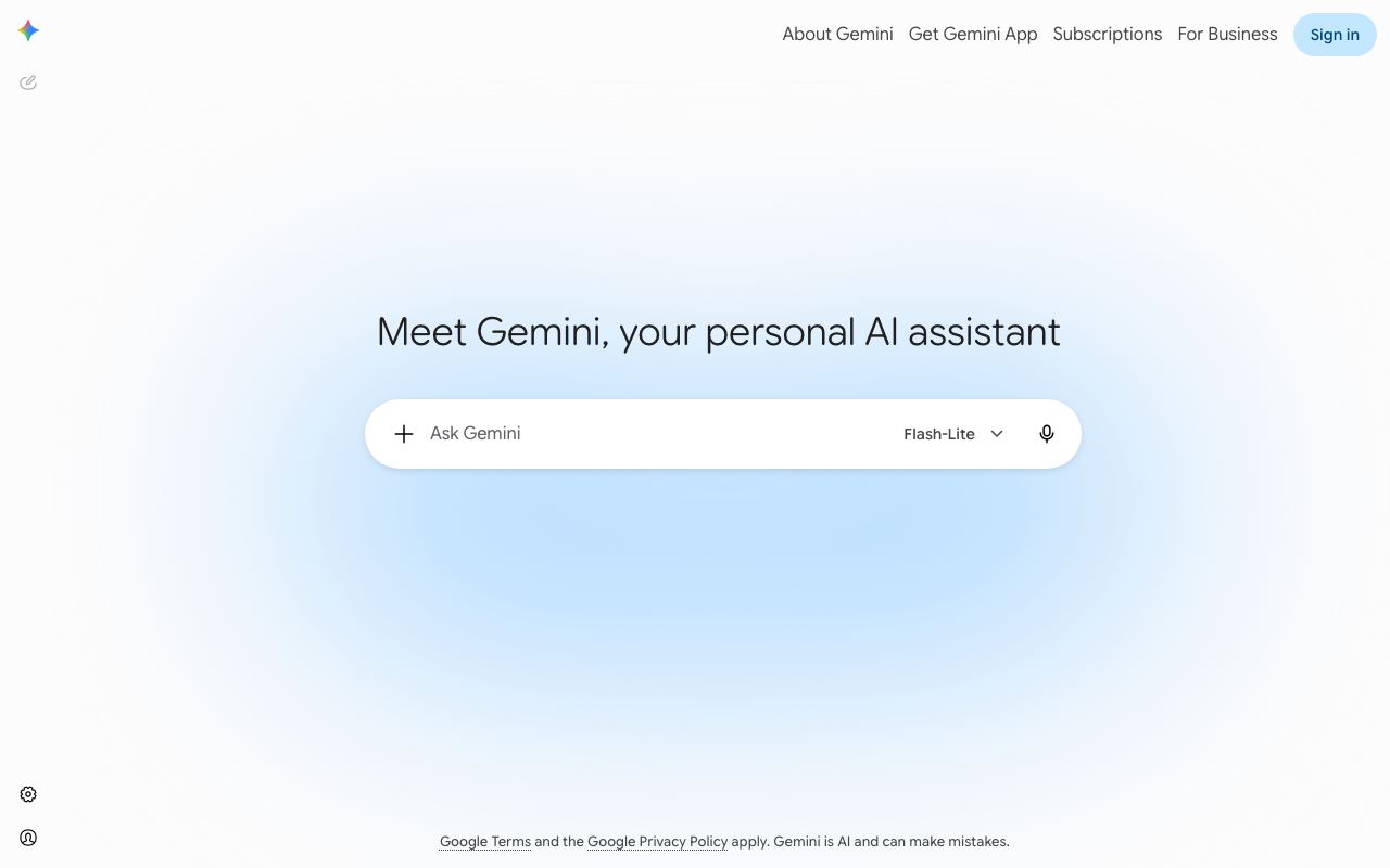 Gemini screenshot