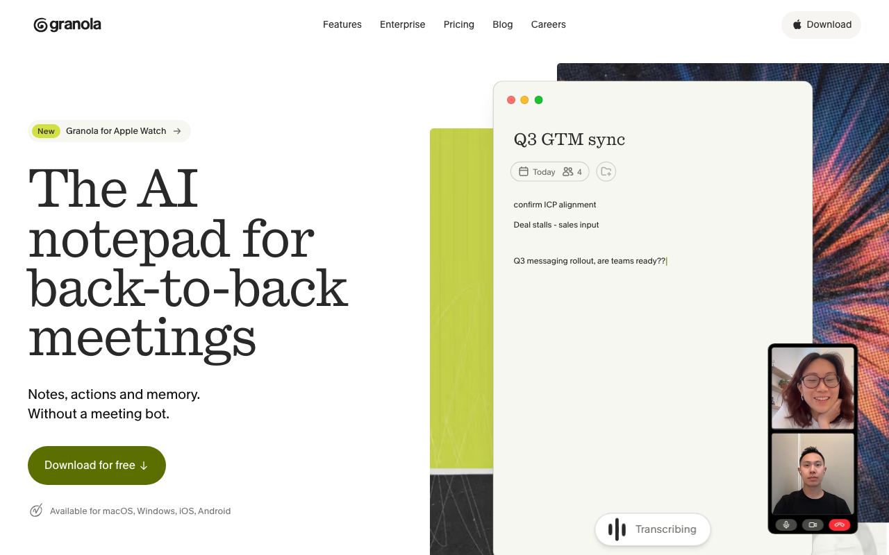 Granola screenshot