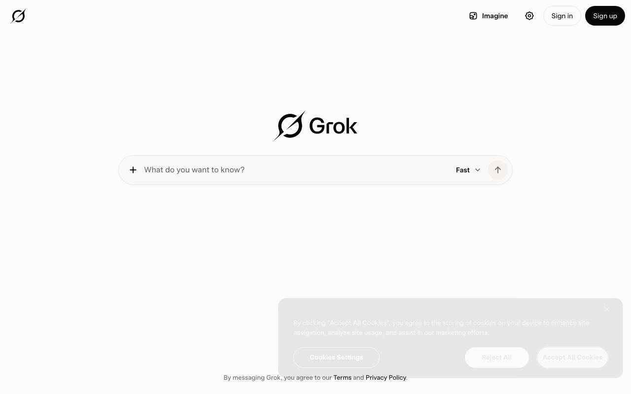 Grok screenshot
