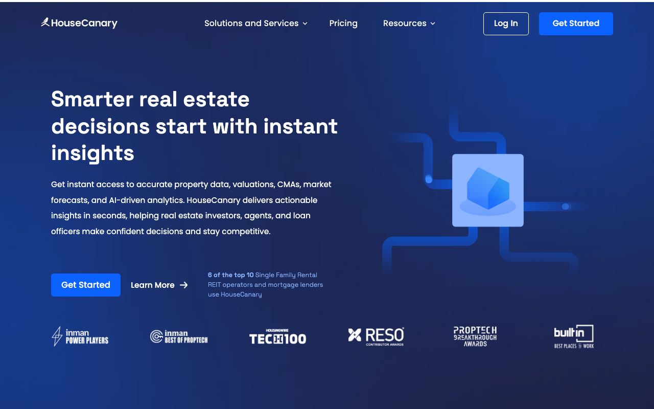 HouseCanary screenshot