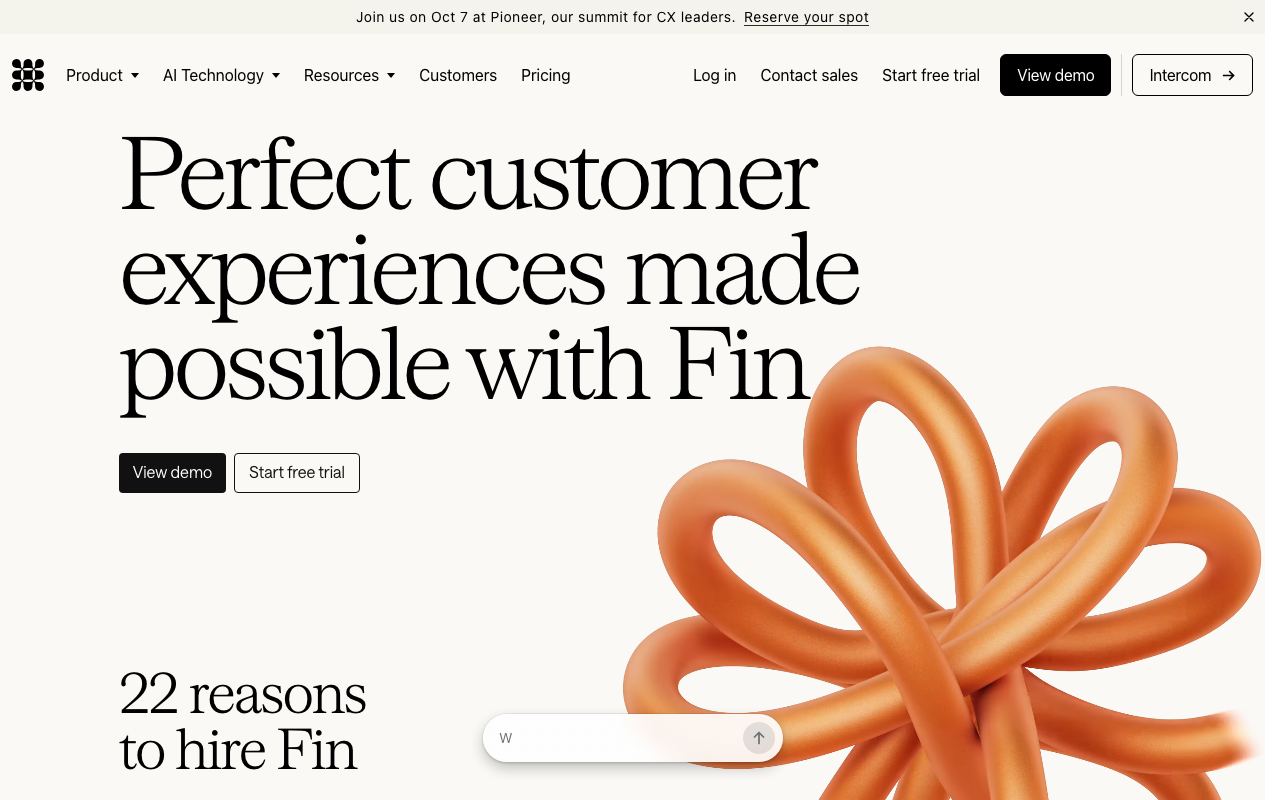 Fin by Intercom screenshot