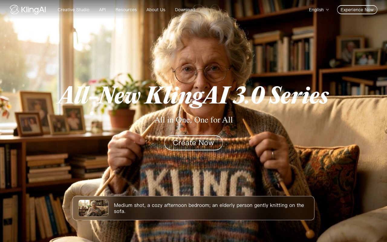 Kling AI screenshot