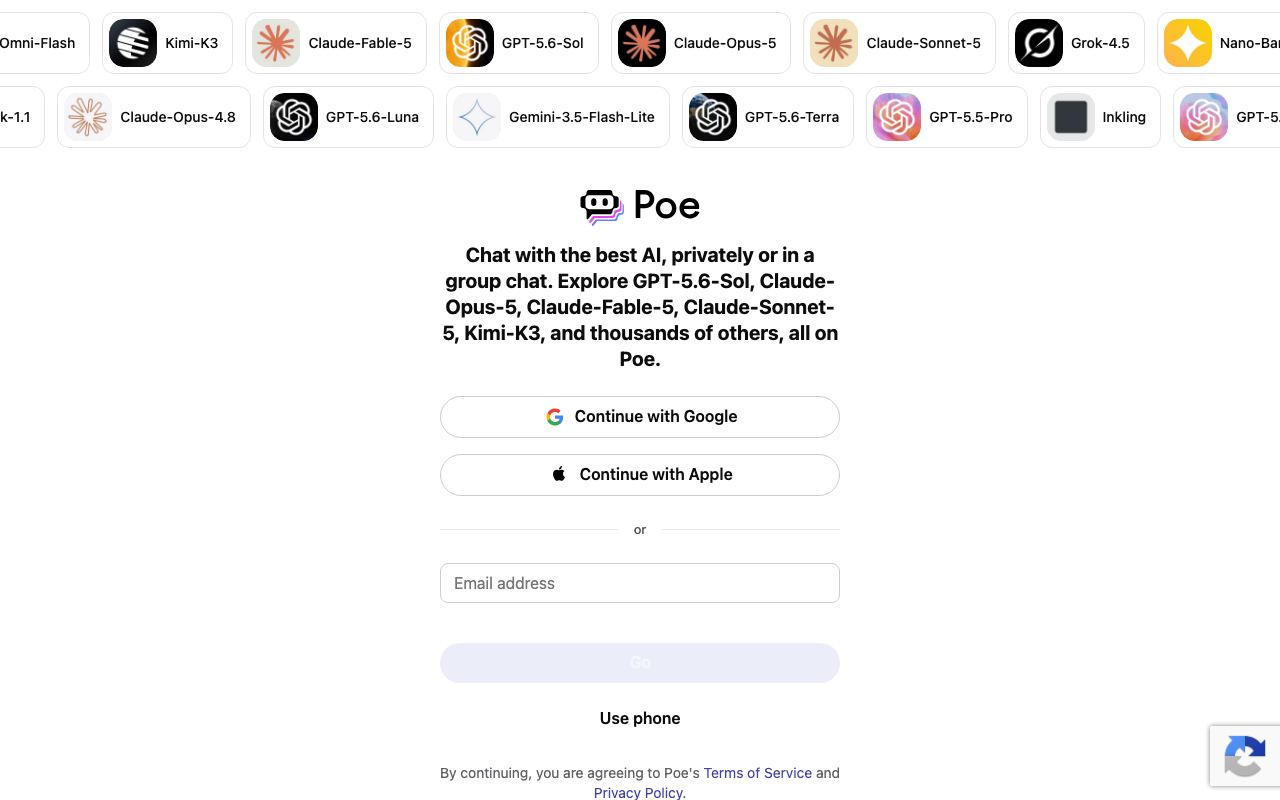 Poe screenshot