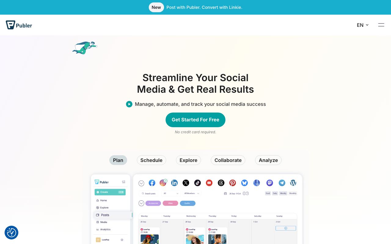 Publer screenshot