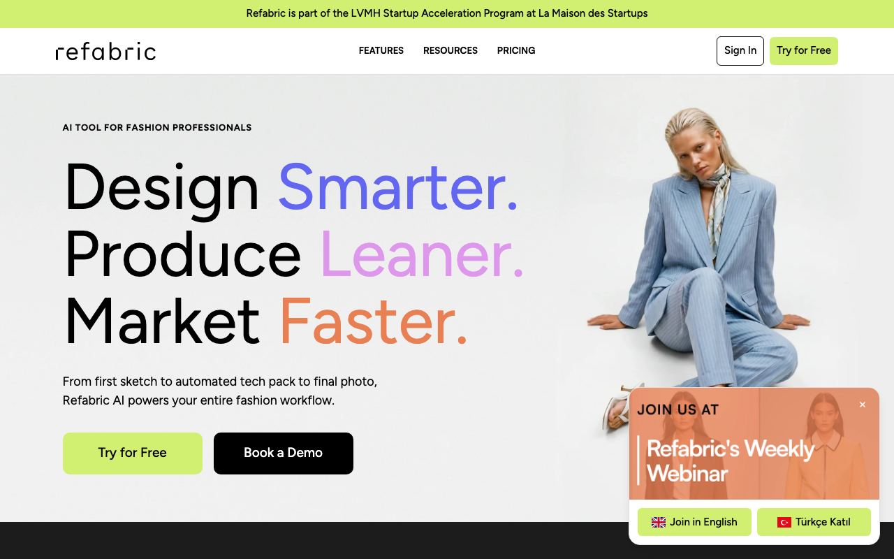 Refabric screenshot