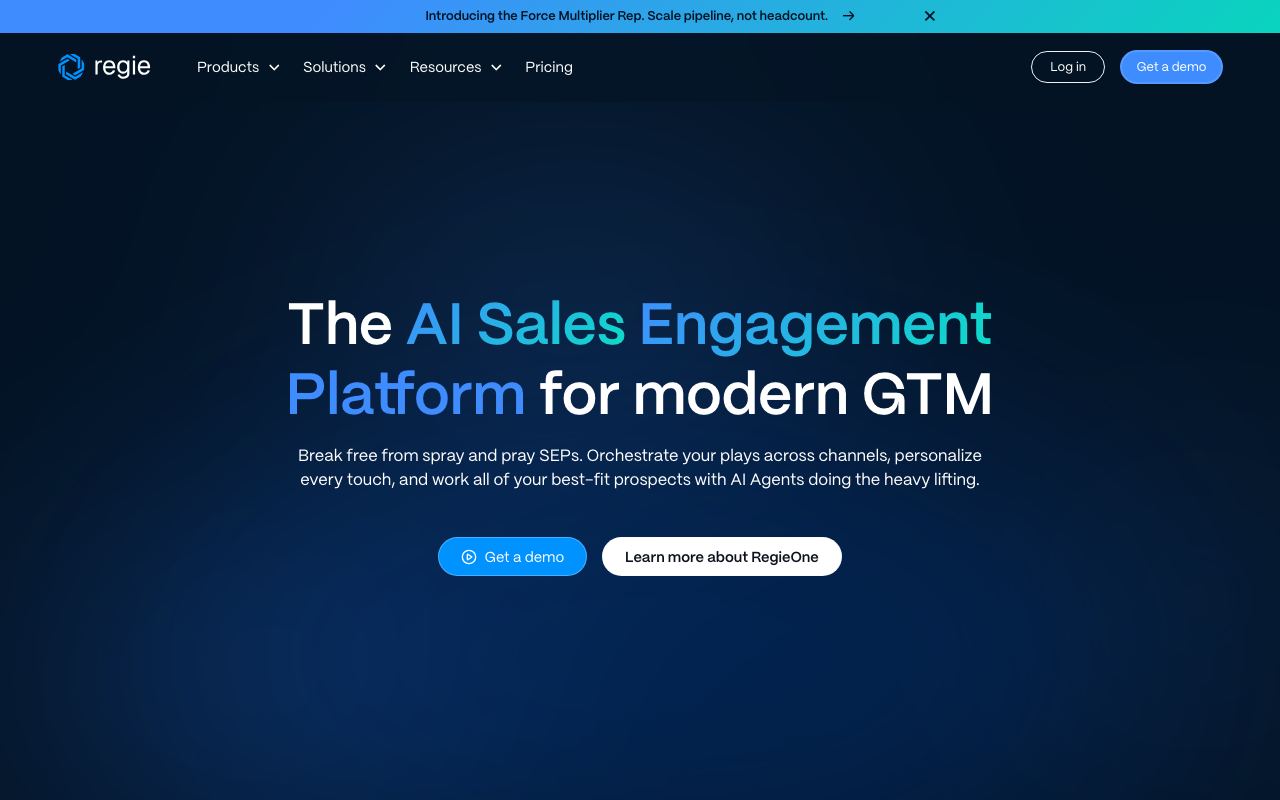 Regie.ai screenshot