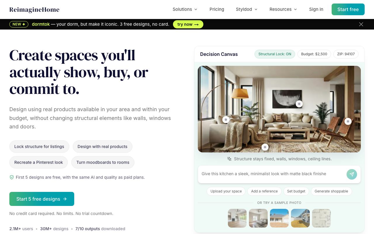 REimagine Home screenshot