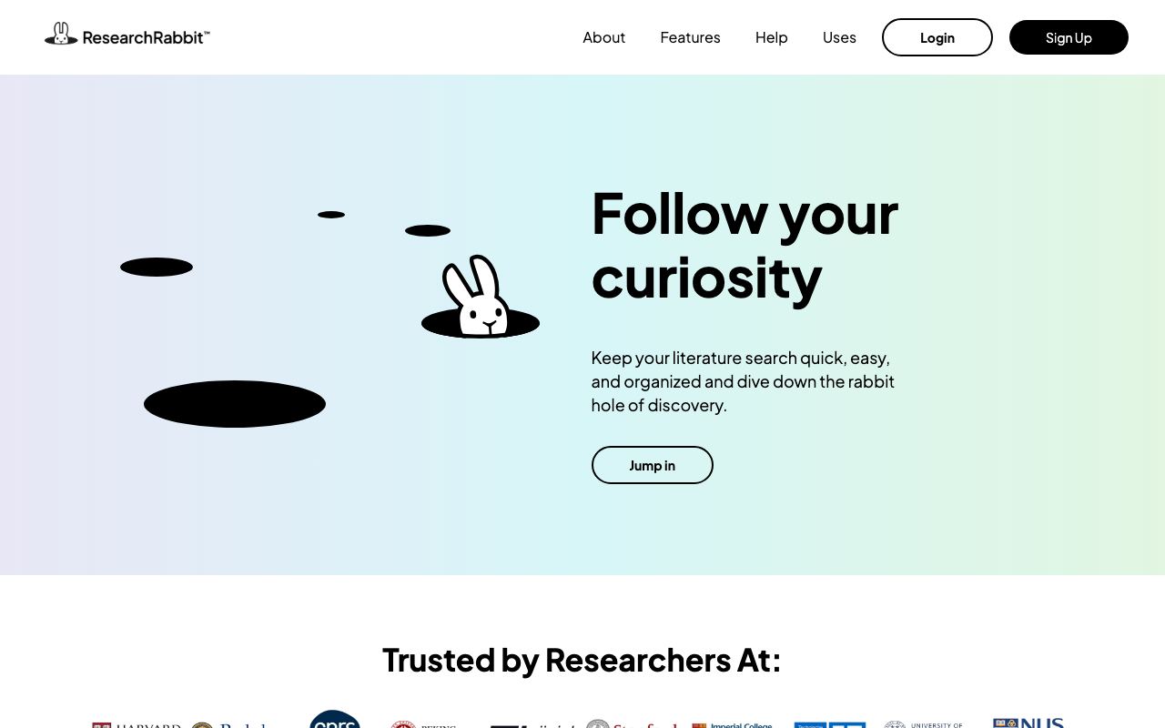 ResearchRabbit screenshot