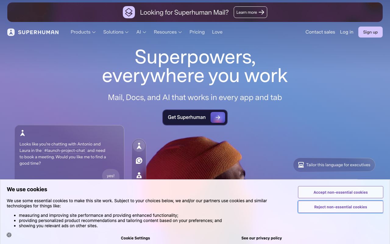 Superhuman screenshot