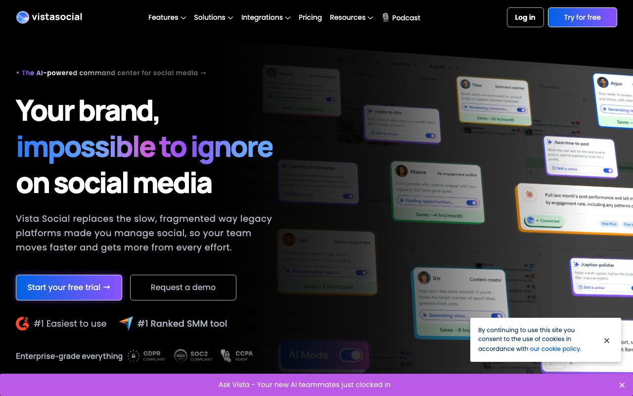 Vista Social screenshot