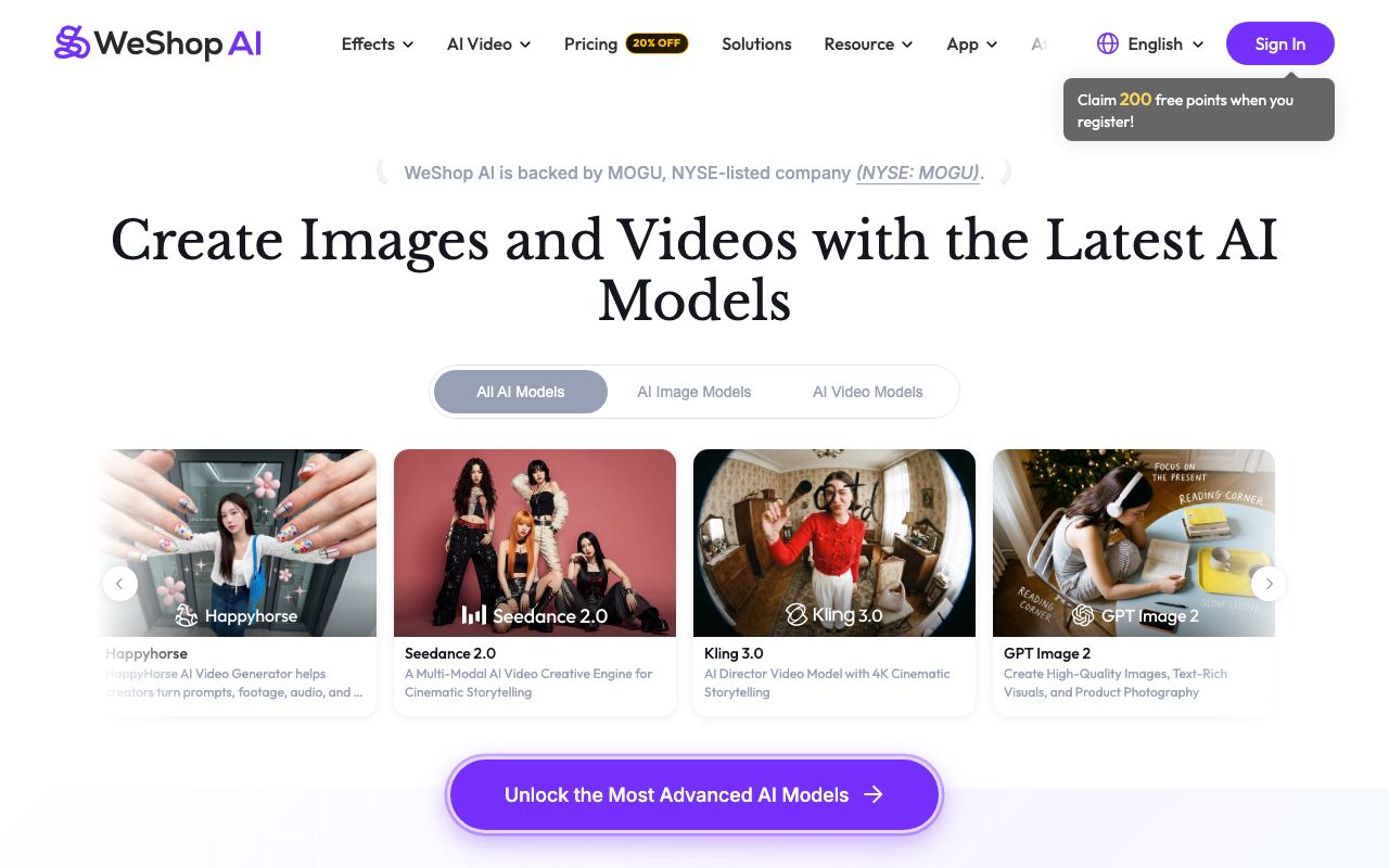 WeShop AI screenshot