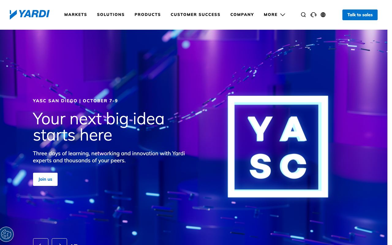 Yardi screenshot