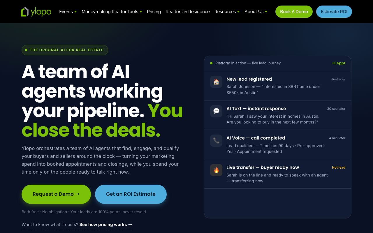 Ylopo screenshot
